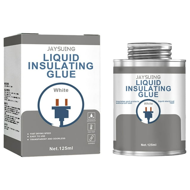 Liquid Liquid Tape Insulation Waterproof Instead of Electrical Tape Car Engine Circuit Board High Temperature Resistant Flame Retardant Glue White, Meiiso