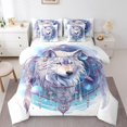 thumbnail image 1 of YST Ensemble de Literie 7 Pcs Attrape-Rêves Loup, Literie Boho Chic, Complet, 1 of 4