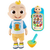 CoComelon Official Deluxe Interactive JJ Doll with Sounds and Cocomelon JJ’s First Learning Toy Phone for Kids with Lights and Sounds, Preschool Ages 3 up