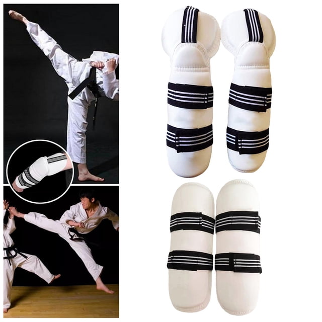 Equipo de protección Correa elástica ajustable Eva Protector interior de Taekwondo para hombres y mujeres Protectores de piernas y brazos L