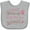 AC-Heather Grey, variant on Inktastic Gymnast Future Girls Baby Bib