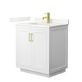 thumbnail image 4 of Wyndham Collection Wcf292930s-Qtz-Unsmxx Miranda 30" Free Standing Single Basin Vanity Set, 4 of 7