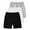 A5, variant on 3 Packs Baby Boys Elastic Waist Shorts Solid Kids Cotton Shorts Multicolor 2-8 Years Toddler Short Pants