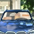 thumbnail image 4 of Yayeee Car Windshield Sun Shade Universal Fit Front Visor Protector, Abstract Shapes, 4 of 8