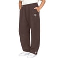 thumbnail image 2 of NAISIBABY Big Boys Sweatpants Drawstring with Pockets School Uniform Winter Fleece Pants Brown Size 10, 2 of 9