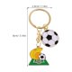 thumbnail image 2 of BESTYASH 4Ud Llaveros Deportivos De Fútbol En Aleación Para Regalos Temáticos Y Fiestas, 2 of 6