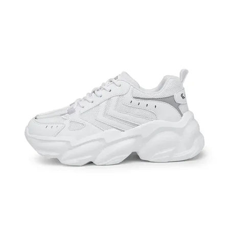 

Lightweight Chunky Sneakers Breathable Mesh Lace-Up Running Shoes Casual & Stylish Shoes Women‘s Footwear
