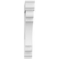 thumbnail image 2 of 3"W x 24"D x 24"H Standard Olympic Architectural Grade PVC Bracket with Traditional Ends, 2 of 11
