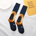thumbnail image 4 of Daiia Sports Socks 2025 Happy New Year 6 Printed Novelty Crew Socks for Men Women Knee High Socks Cotton Socks Soft & Breathable Support Unisex Socks, 4 of 9