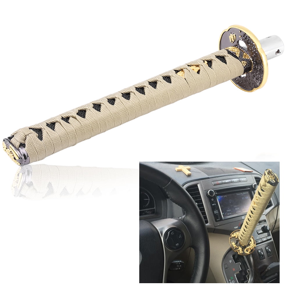 Kritne Universal Japanese Sword Car Gear Shift Lever Knob Shifter with