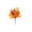 Orange, variant on Artificial Pumpkin Maple Leaf Pick Bouquet, Fall Harvest Thanksgiving Floral Stems, Seasonal Home Table Decor, Rustic Arrangement Accessory for Autumn Festival Indoor Space Ornament, Yellow