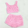 thumbnail image 1 of MKLEKYY Conjunto Casual De Dos Piezas Para Mujer, Camiseta Sin Mangas Y Pantalones Cortos De Color Liso, Ropa De Dormir Cómoda Y Ropa De Estar Por Casa., 1 of 3