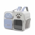thumbnail image 2 of Portable breathable cat bag, Oxford cloth durable pet bag, outdoor pet backpack, foldable, 2 of 2