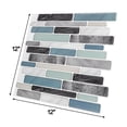 thumbnail image 3 of Long King Peel and Stick Backsplash Tile Blue Marble Tile  12 in. x 12 in. (10-Pack), 3 of 6
