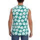 thumbnail image 4 of Balery Green Baseball Camisetas sin mangas para hombre, absorbe la humedad y protege contra el mal olor.-Large, 4 of 7