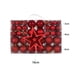 thumbnail image 2 of 101 piezas de adornos de bolas de Navidad, adornos de estrella para la parte superior del árbol, bolas colgantes DIY para Rojo, 2 of 7