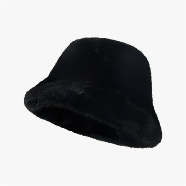 TINZ Fisherman Hat For Autumn Winter Adjustable Warm Solid Color Bucket Hat For Outdoor Activities Mens Outdoor Trapper Hat Trooper Trapper Winter Hat Mens