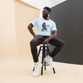 thumbnail image 2 of Black Bird Raven Book Lovers Men Women Graphic Tshirt (Light Blue, 3XL), 2 of 3