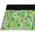 thumbnail image 3 of RICK AND MORTY Boxer Briefs Mens Boxer Briefs Underwear - Rick Sanchez & Morty Adult Boxers Green, X-Large, 3 of 7