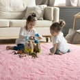 thumbnail image 2 of YouLoveIt Soft Area Rugs Fluffy Carpets Furry Floor Rugs Soft Shaggy Rugs Fluffy Bedroom Carpet Rectangle Durable Plush Fuzzy Area Rugs for Living Room Bedroom Dorm Kids Room, 2 of 5