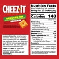 thumbnail image 4 of Cheez-It Cheese Crackers, Baked Snack Crackers, Lunch Snacks, Family Size, Reduced Fat Original, 19oz Box (1 Box) ( Pack of 2 ), 4 of 5