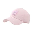 thumbnail image 2 of Mceream Baseball Cap for Girls Lightweight Cute Print Sun Protection Hat Sun Cap Adjustable Summer Breathable Visor Cap Hiking Travel 2-10 Years, 2 of 5