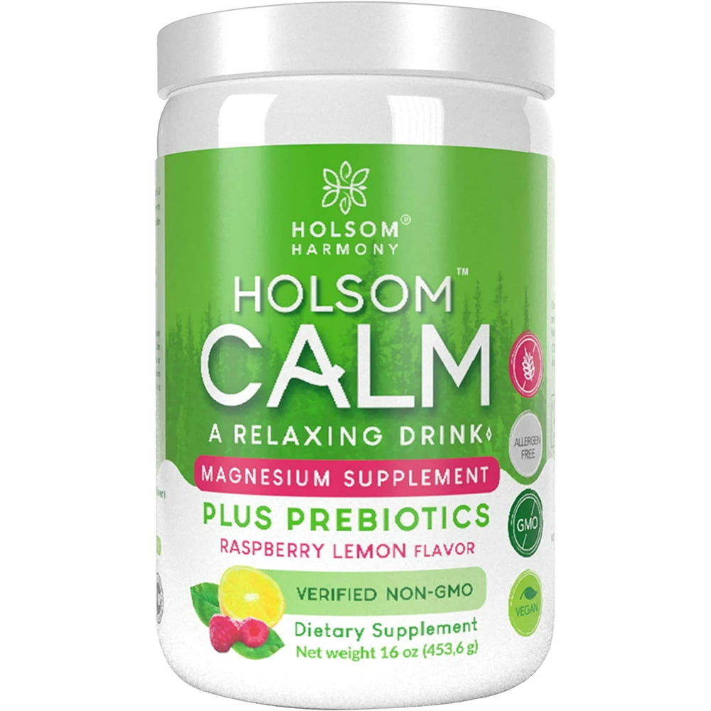 Calm Magnesium Powder Plus PreBiotics, AntiStress Drink Supplement