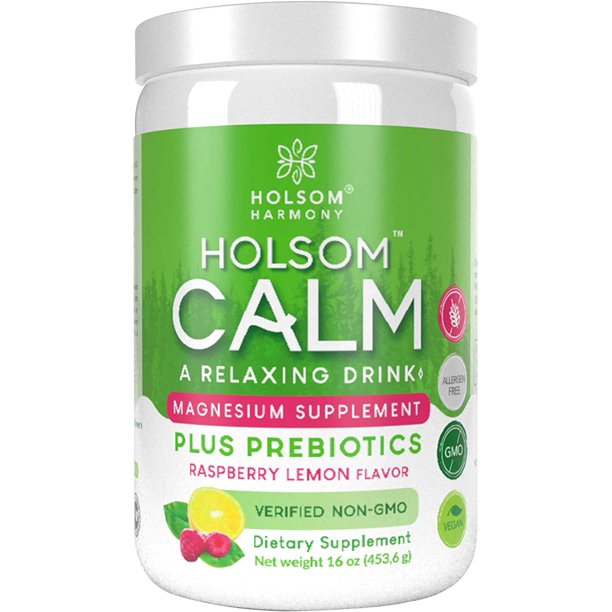 Calm Magnesium Powder Plus PreBiotics, AntiStress Drink Supplement