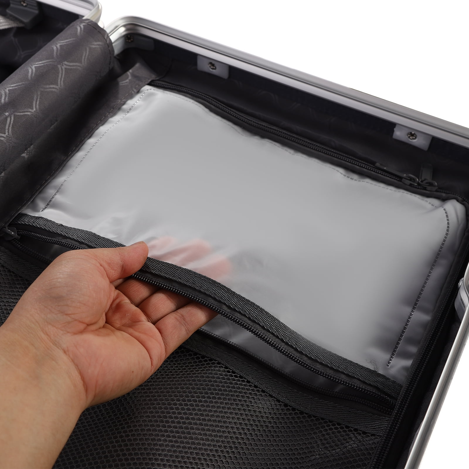 Griptix Modern Business Travel Luggage Set Trolley Suitcase Hardside Boarding Cae 14 15