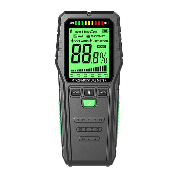 Pinless Wood Moisture Meter Non-Destructive Moisture Detector for Wood Wall