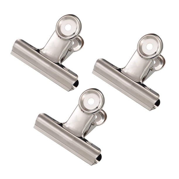 Clips Bull prácticos: ideales para organizar, gestionar o mostrar sus fotos, mapas, carteles, papel, recetas en casa, la oficina o la escuela. Clips para colgar: los clips de carpeta redond