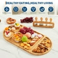 thumbnail image 5 of Garderth Charcuterie Board Set,Large Wood Charcuterie Boards Gift Set,3-Piece Serving Board Tray With Knife,Bamboo Cheese Board,House Warming Gifts New Home,For Entertaining Wedding Thanksgiving, 5 of 8