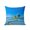 Sky Blue, Ice White, Navy, Frost, variant on Outdoor Pillows Waterproof, Pink Blue Bedding Throw Pillows with Insert for Couch Sofa Bed, Natural Landscape Country Tree Flowers 12x20 Inch Pillowcases Decorative Camping Patio Pillow Set of 1