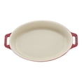 thumbnail image 2 of STAUB Ceramique 0.4 ml Ceramic Oval Oven Dish, Cherry, 2 of 4