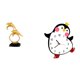 thumbnail image 1 of Figura de delfín,Colección de adornos de escritorio con figuras de delfines,Reloj de pared,Reloj de pared silencioso y decorativo que no hace tictac,Reloj de pared silencioso de pingüino, 1 of 8