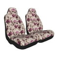 thumbnail image 2 of Cauagu Rose Flowers Print Car Seat Covers,Universal Automotive Seat Covers Car Seat Protectors Easy to Install Car Cover Car Accessories Auto rucks Van & SUV-2 PCS, 2 of 9