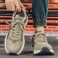 thumbnail image 6 of Men's Lace-Up Mesh Spliced Platform Athletic Casual Shoes, 6 of 7
