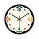 thumbnail image 1 of Reloj de pared Creative Modern de 30 cm de cuarzo que no hace tictac, 1 of 1