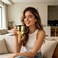thumbnail image 4 of USUERY Metallic Copper Plated Stainless Steel Mug 500ml Smooth Rustic Finish Coffee Tea Cup For Home Kitchen, 4 of 5