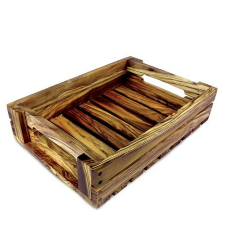 Enrico Olive Wood Kitchen Crate