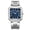 Blue, variant on SKMEI Men Watches Analog Quartz Stainless Steel Watches for Men Waterproof Luminous Date Classic Men Wrist Watch