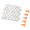White Marble-10, variant on White Marble 10-Sheet Self-Adhesive Geometric Hexagon Mosaic Tile Backsplash