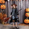 thumbnail image 2 of MUXiin Toddler Halloween 3-4 Years,Girls Halloween Pageant Dress Long Sleeve Printed Party Gown for, 2 of 9