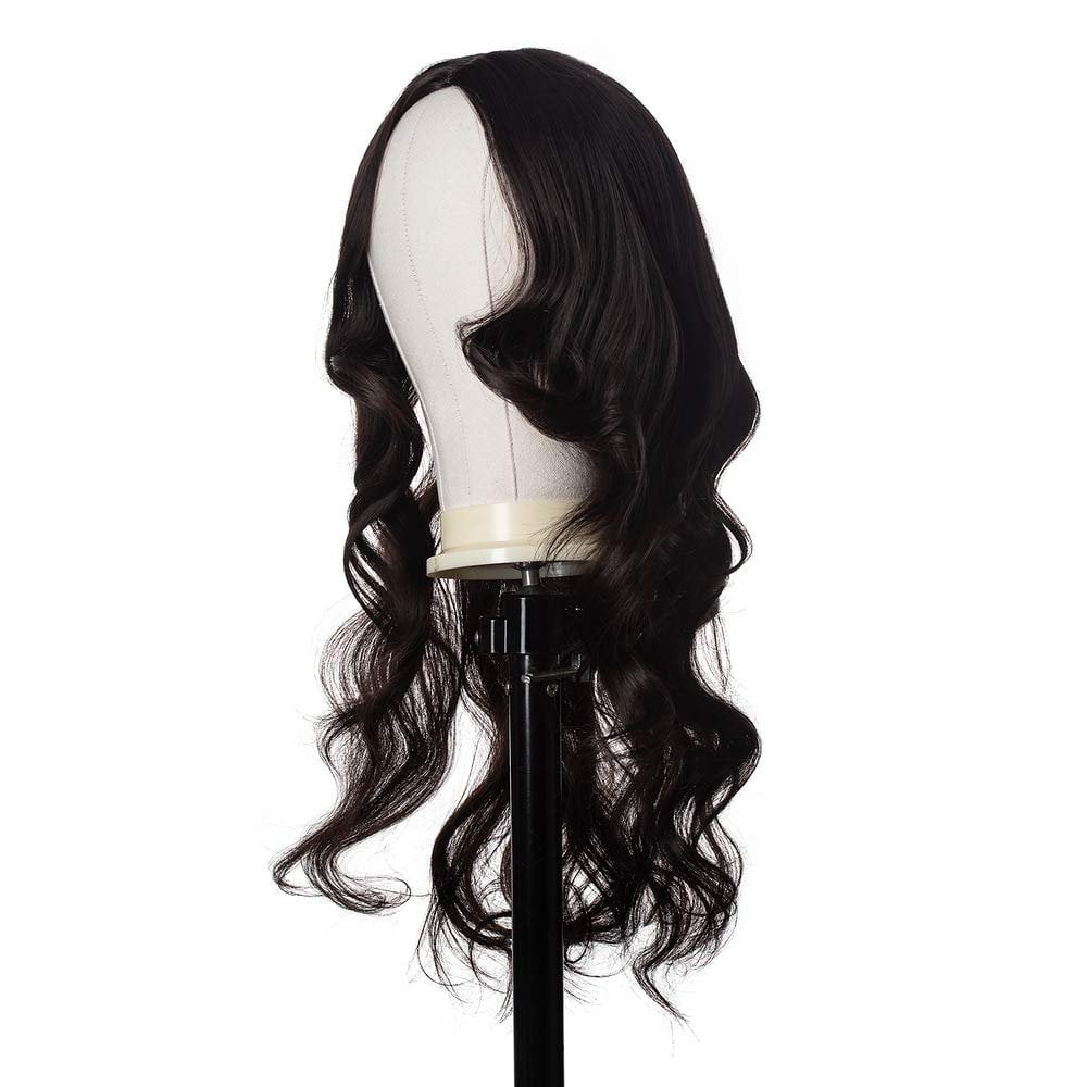 Canvas Head for Wigs 21-24inch Salon Styling Head with Mount Hole for Wig  Making, Weave Hair Braiding Stand Hat Display Stand, Hairstyle Doll Head  Durable Easy to Put Pins In & Out
