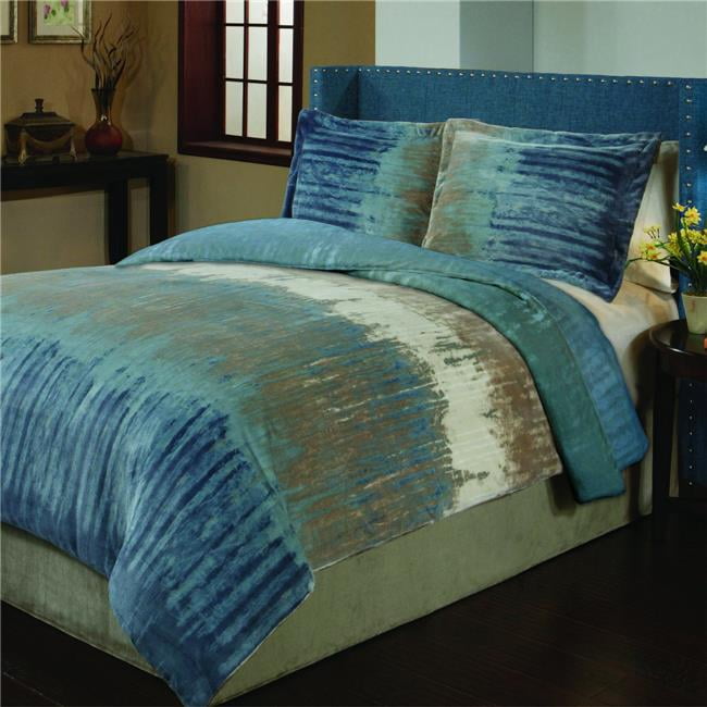 Fraiche Maison Bentley Velvet Plush Print Comforter Set King