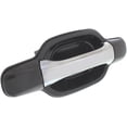 thumbnail image 3 of Exterior Door Handle Compatible with 2004-2012 Chevrolet Colorado Front, Passenger Side Chrome Lever with Smooth Black Bezel, 3 of 3