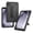black, variant on Case for Samsung Galaxy Tab 8.7" A11 / A9 (SM-X133/X135/X135F/X110/X115/X117), Heavy Duty Hard PC Soft Silicone Shockproof, Black/Blue