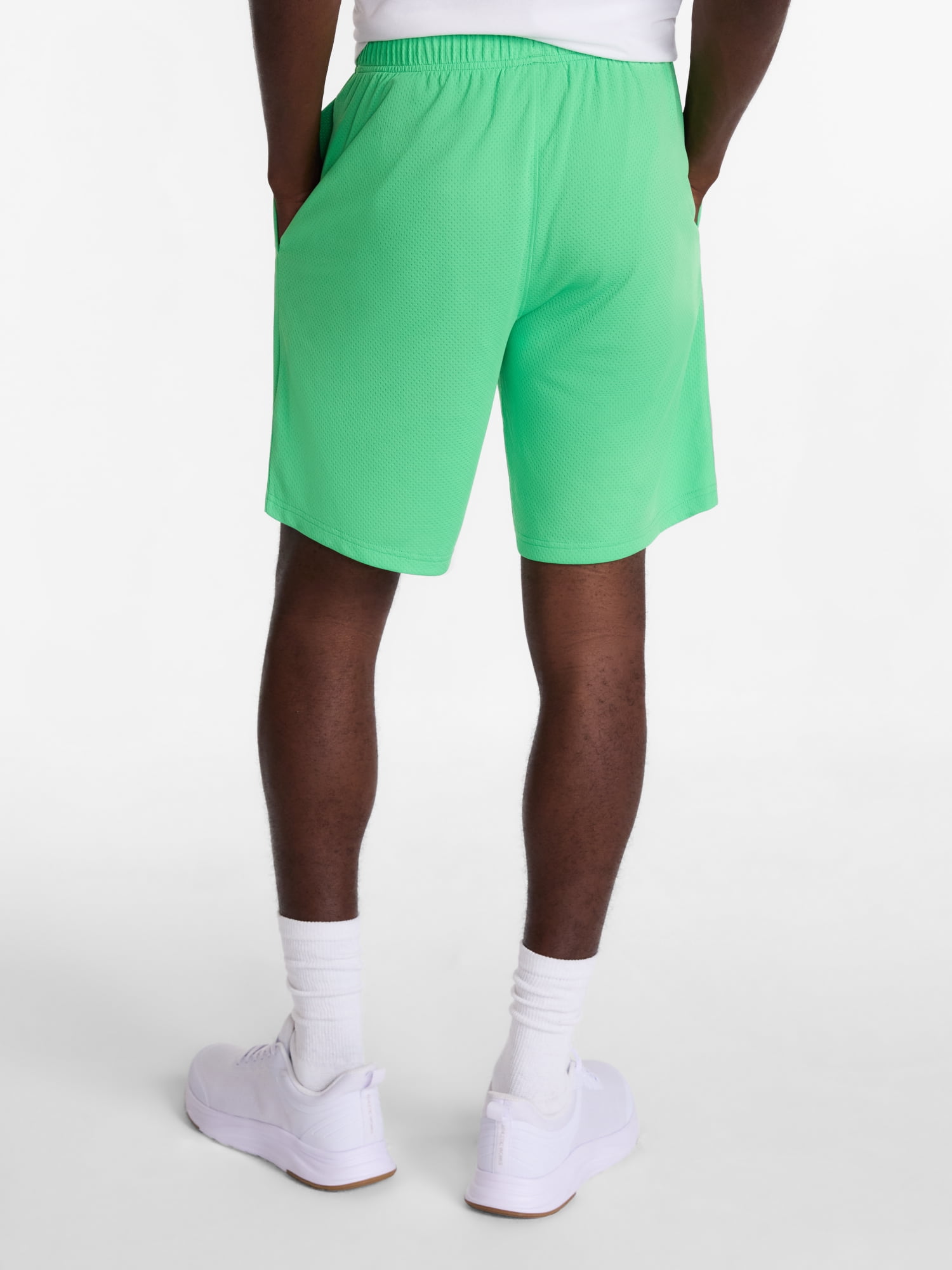 Athletic Works Men's and Big Men's Active Mesh Shorts, 9" Inseam, Sizes XS-5XB