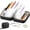#001 Black*1, variant on Waterproof Pill Pouch Set, 14 Day Pill Organizer, Travel Portable Pill Organizers, Clear Color-Coded Pill Pouches for Travel, Waterproof Pill Pouch with Labels for Purse Daily Travel Use