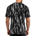 thumbnail image 6 of Delconic Men's Lightweight Quick Dry Mesh Crew Neck Short Sleeve Top with Halloween Themed Print for Casual and Sports Wear White XL, 6 of 6